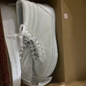 Vans Men's White High-Top Sneakers